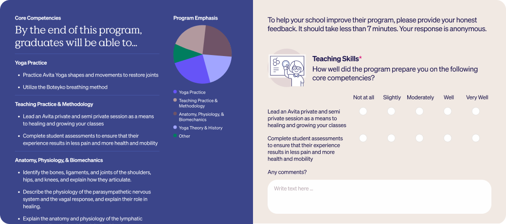 Schools feedback